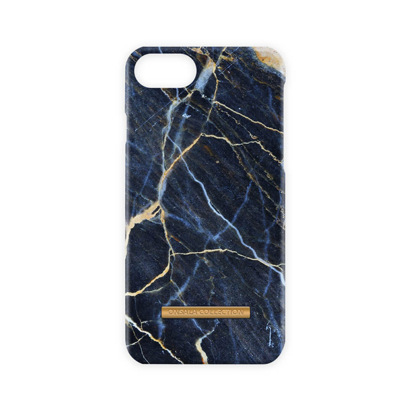 Skaller og hylstre - Onsala mobiltelefontaske til iPhone 6/7/8/SE2/SE3 Soft Black Galaxy Marble