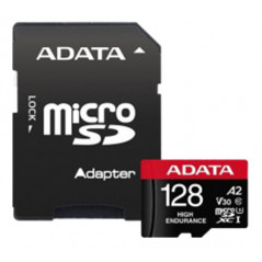 Adata 128 GB microSDXC + SDXC UHS-I U3 V30 A2 (class 10)