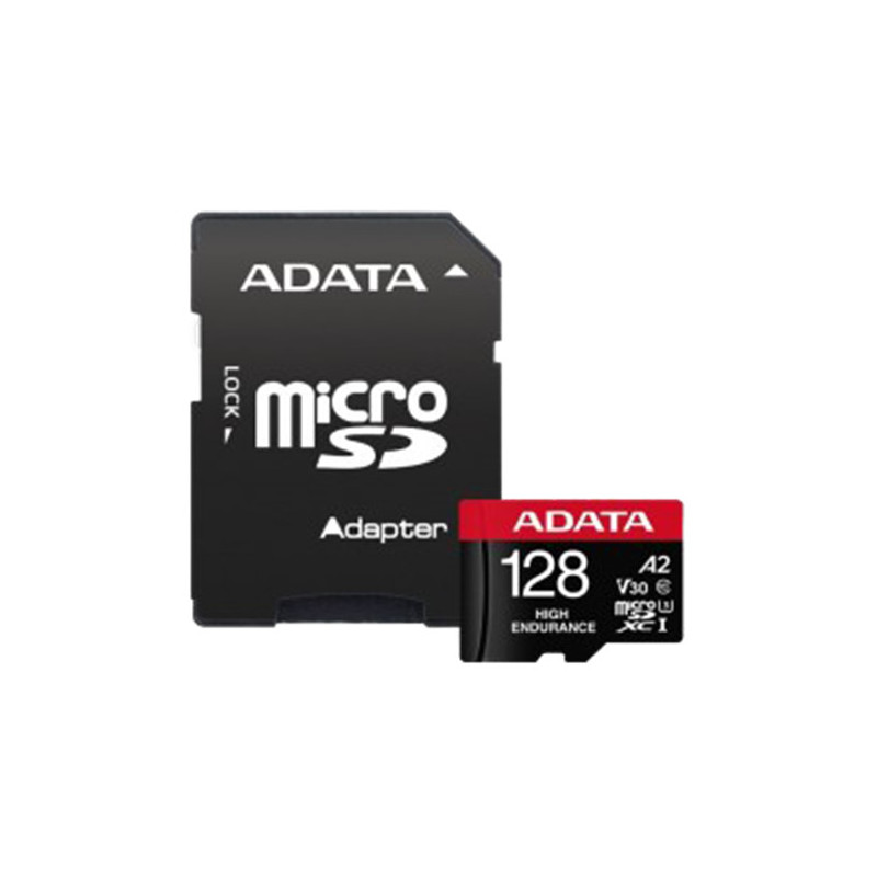 Hukommelseskort - Adata 128 GB microSDXC + SDXC UHS-I U3 V30 A2 (class 10)