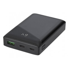 Deltaco 10000mAh Powerbank med hurtig opladning og 3 A/18 W, 37 Wh