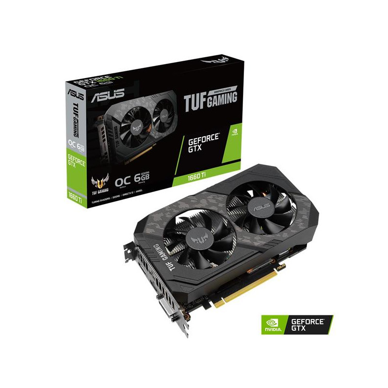 Grafikkort - ASUS GeForce GTX 1660 TI 6GB TUF OC EVO GAMING