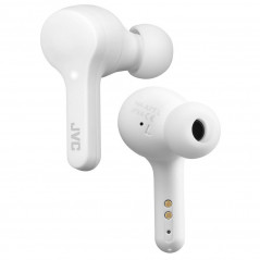 Trådløse headset - JVC Gumy Bluetooth-hovedtelefoner, in-ear, hvid