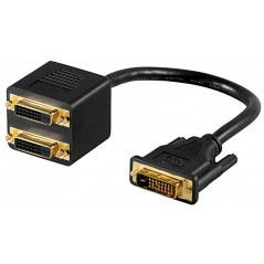 DVI til 2x DVI-adapter