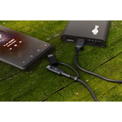 USB-kabel og USB-hubb - Goobay USB 2.0 til Micro-USB og USB-C med adapter