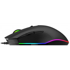 Gaming-mus - Havit gaming-mus med RGB LED-belysning og 3200 DPI