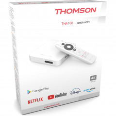 TV og lyd - Thomson Android 4K TV box med Chromecast, Netflix, Disney, Prime