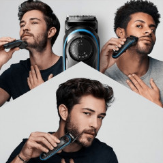 Personlig pleje - Braun batteridriven Skäggtrimmer + Gillette Fusion5