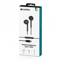 Headset - Champion earbud hovedtelefoner og headset med USB-C