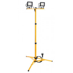 LED-arbejdslampe 2x 20 Watt med teleskopstativ