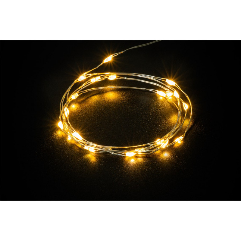 Ljusslingor - Goobay LED-lysstreng til indendørs brug med timerfunktion 1m 20pcs LED\'er