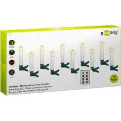 Inomhusbelysning - Goobay trådløs juletræsbelysning med LED-lys