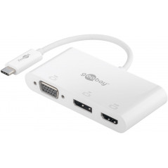 Goobay USB-C Multiport til HDMI/VGA/DisplayPort