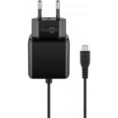 Goobay vægoplader med 1,5 meter MicroUSB-kabel med op til 15 W effekt