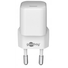 Opladere og kabler - Kompakt strømadapter med hurtig opladning med USB-C PD (Power Delivery) 20W