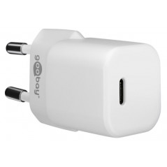 Opladere og kabler - Kompakt strømadapter med hurtig opladning med USB-C PD (Power Delivery) 20W