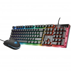 Trust GXT 838 Azor Gaming RGB Combo med regnbuebelysning