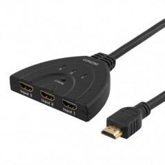 Deltaco HDMI switch 3-to-1, 1080p/60Hz