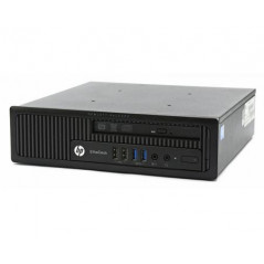 Brugt stationær computer - HP Elitedesk 800 G1 USDT i5 8GB 128SSD (brugt)