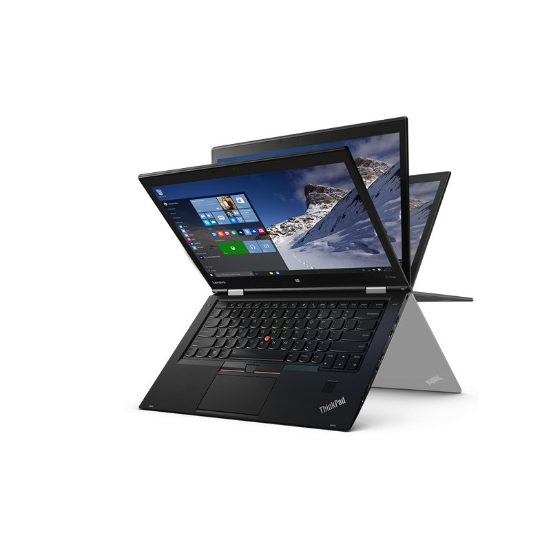 Brugt laptop 14" - Lenovo ThinkPad X1 Yoga WQHD i7 8GB 256SSD med 4G  (beg med spricka skärm)