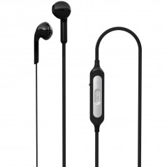 Celly bluetooth in-ear headset og hovedtelefon, sort