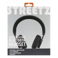 On-ear - Streetz Bluetooth-hovedtelefoner med stemmeassistent