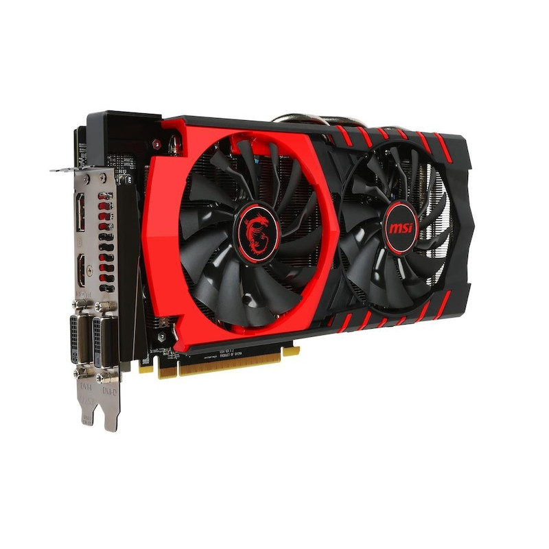 Brugte grafikkort - MSI R9 380 GAMING 2GB (beg)