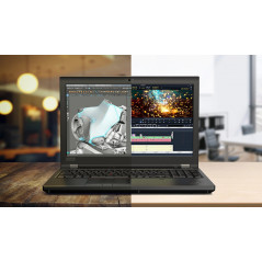 Brugt bærbar computer 15" - Lenovo Thinkpad P52 15.6" Full HD i7 16GB 512SSD Quadro P1000 Win 11 Pro (beg)