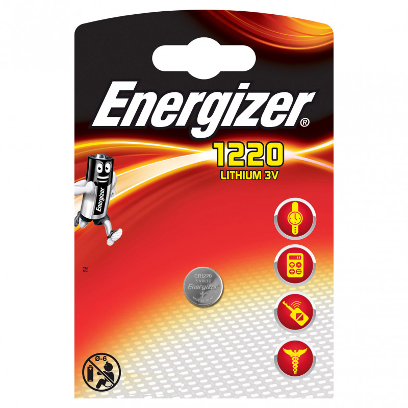 Elektrisk tilbehør - Energizer CR1220 litiumbatteri