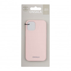 Onsala mobiletui til iPhone 12 Mini i pink silikone