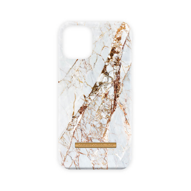 Covers - Onsala mobiletui til iPhone 12 Mini Soft White Rhino Marble