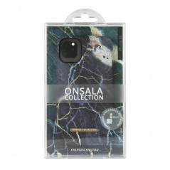 Onsala mobiletui til iPhone 11 Soft Black Galaxy Marble