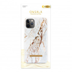 Onsala mobiletui til iPhone 11 Pro Max Soft White Rhino Marble