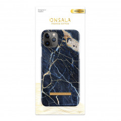 Onsala mobiletui til iPhone 11 Pro Max Soft Black Galaxy Marble