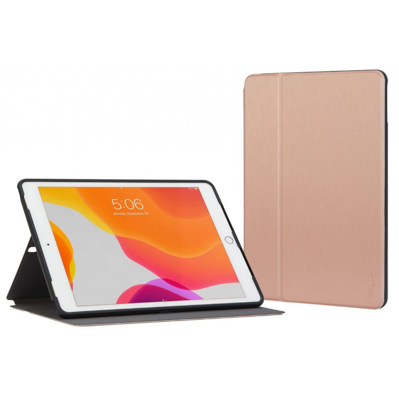 Covers - Targus Stötdämpandefodral med ställfunktion till iPad 10.2" & 10.5" Rose Gold