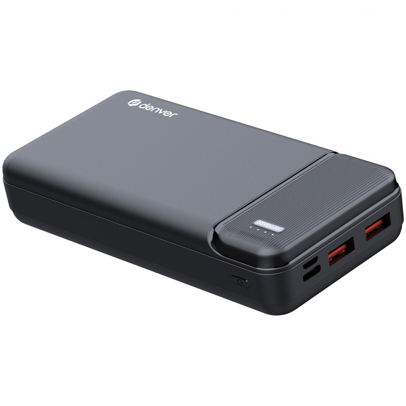 Portable batterier - Denver PowerBank 20 000 mAh-batteri med snabbladdning