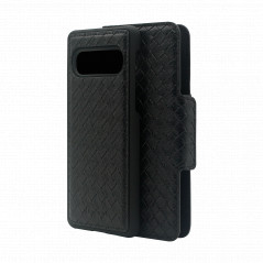 Etui med magnetisk mobilskal til Samsung S10 (Black Elite)