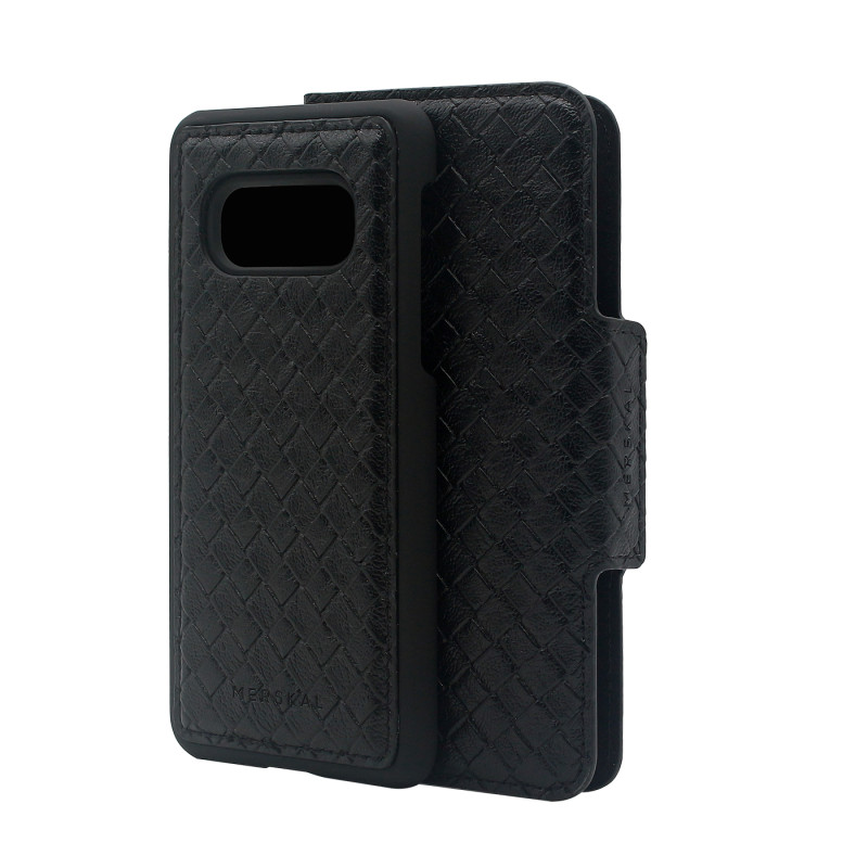 Cases - Etui med magnetisk mobilskal til Samsung S10e (Black Elite)