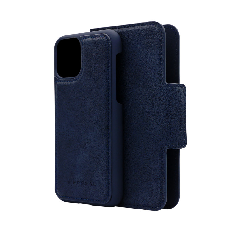 Skaller og hylstre - Etui med magnetisk mobilskal til iPhone 11 Pro (Blue)