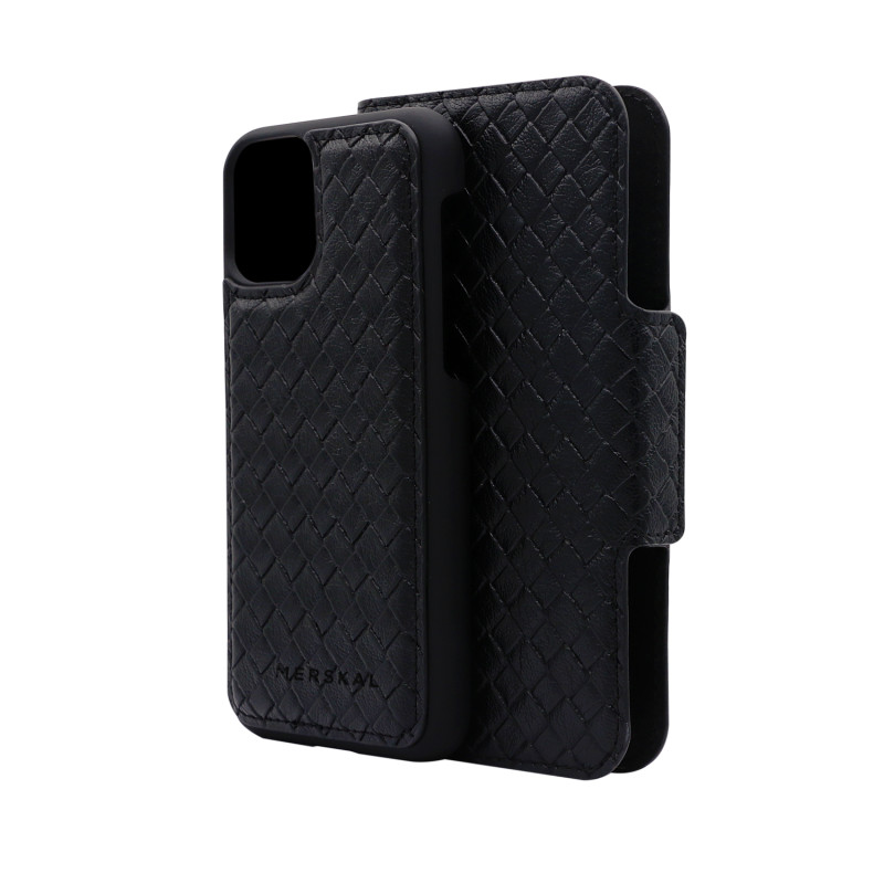 Skaller og hylstre - Etui med magnetisk mobilskal til iPhone 11 Pro (Black Elite)