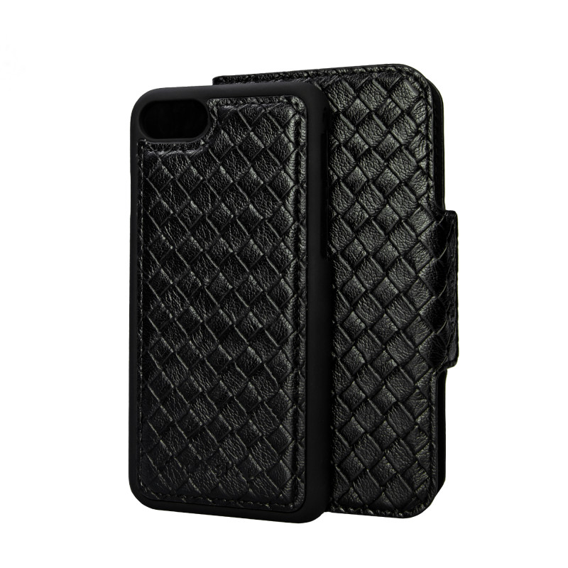 Skaller og hylstre - Etui med magnetisk mobilskal til iPhone 7/8/SE2/SE3 (Black Elite)