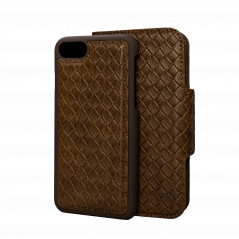 Etui med magnetisk mobilskal til iPhone 7/8/SE2/SE3 (Brown Elite)