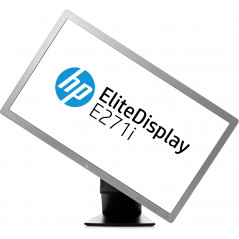 Brugte computerskærme - HP EliteDisplay 27" E271i Full HD IPS-skærm (brugt)