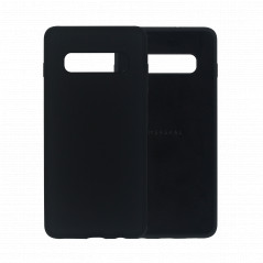 Merskal premium silikoneskal til Samsung Galaxy S10 Plus (Black)