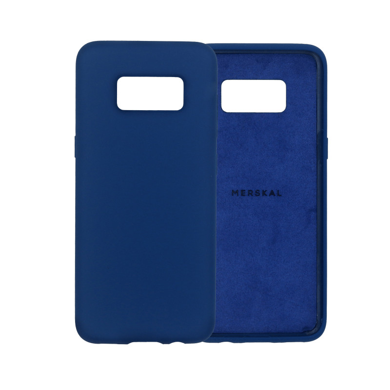 Cases - Merskal premium silikoneskal til Samsung Galaxy S8 (Blue)