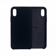 Merskal premium silikoneskal til iPhone Xr (Black)
