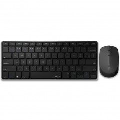 Rapoo 9000M trådløst tastatur og mus (Bluetooth + USB)