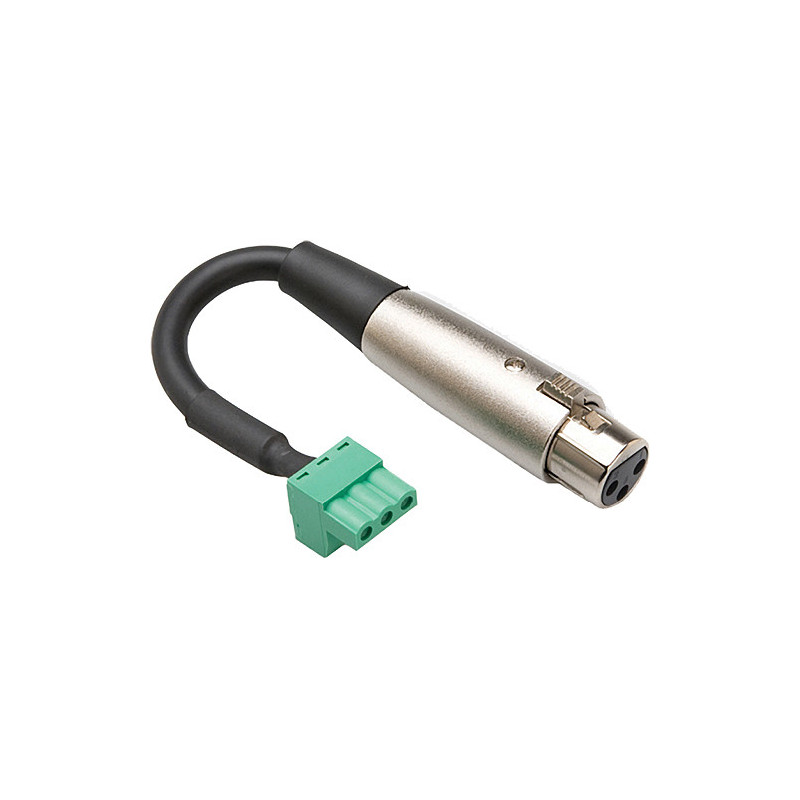 Lydkabel og adapter - XLR 3-pin hun til Phoenix 3-pin adapter audio