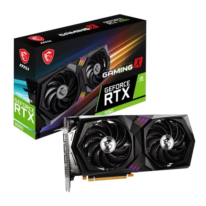 Grafikkort - MSI GeForce RTX 3060 Gaming X 12GB GDDR6