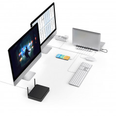 USB-C-dockingstation 10 porte, op til 2 skærme, USB-C, USB-A, HDMI, DP, Ethernet