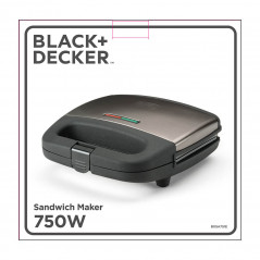 Sandwichgrill - Black+Decker Sandwich Grill til 2 sandwich 750W